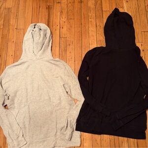 Men’s waffle knit long sleeved hoodie shirts old navy